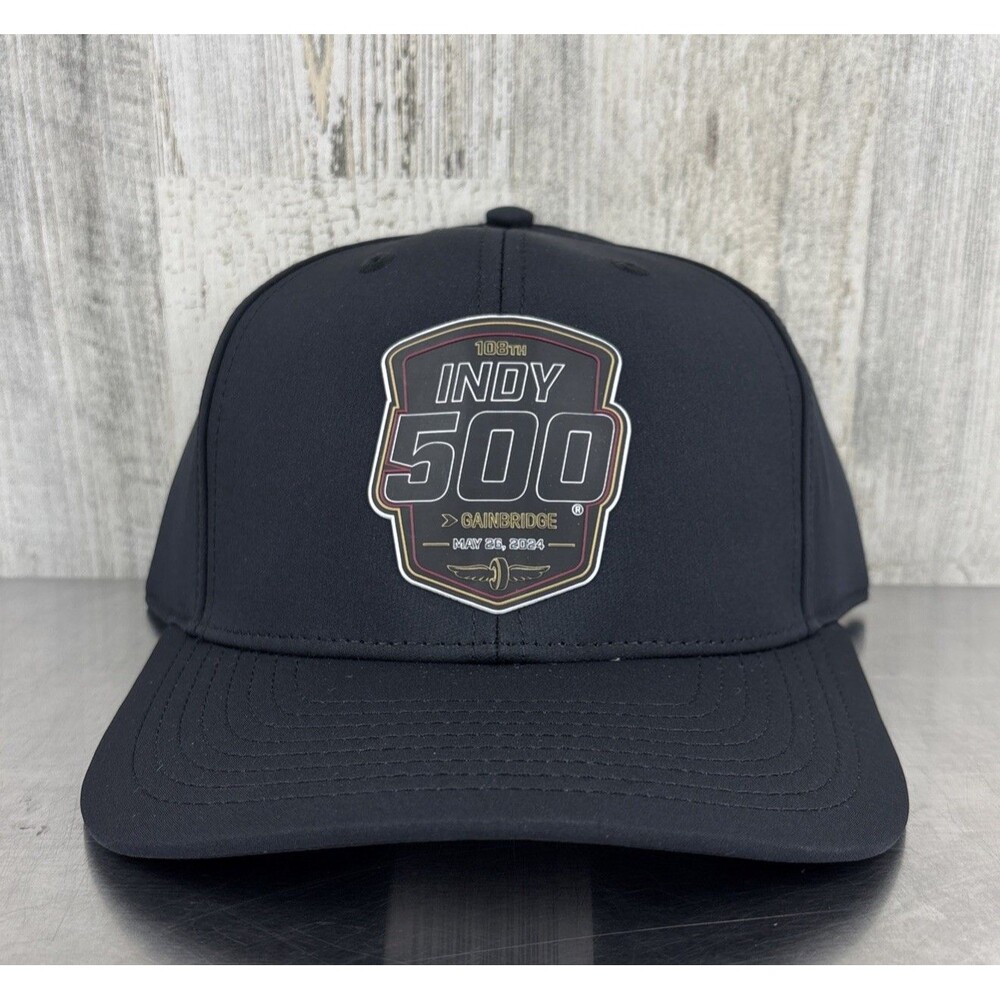 2024 INDY CAR 108th Indy 500 Gainbridge Rubber Patch Hat Cap NASCAR Racing